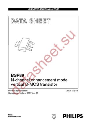 BSP89 T/R datasheet  
